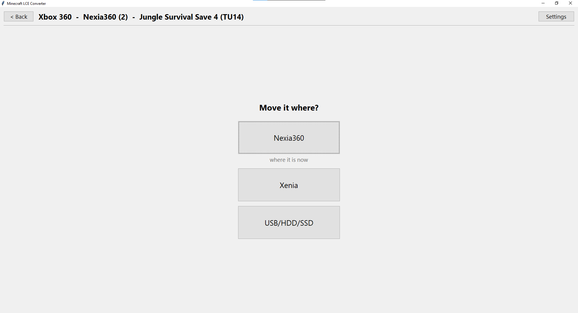 Minecraft LCE Converter Screenshot 6